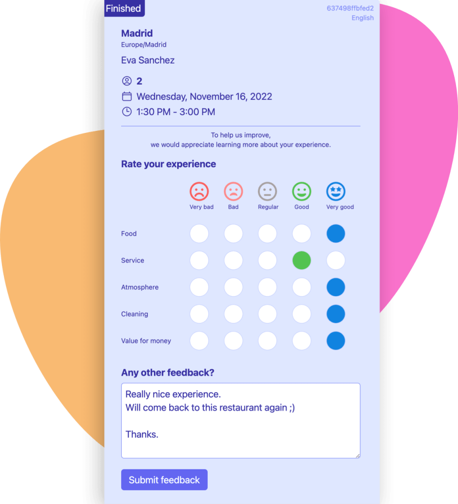 Features 4 Resv restaurant reservations view review booking
